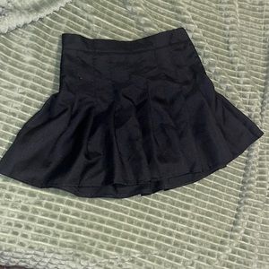 Small Black Pleated Skirt with Shorts built in